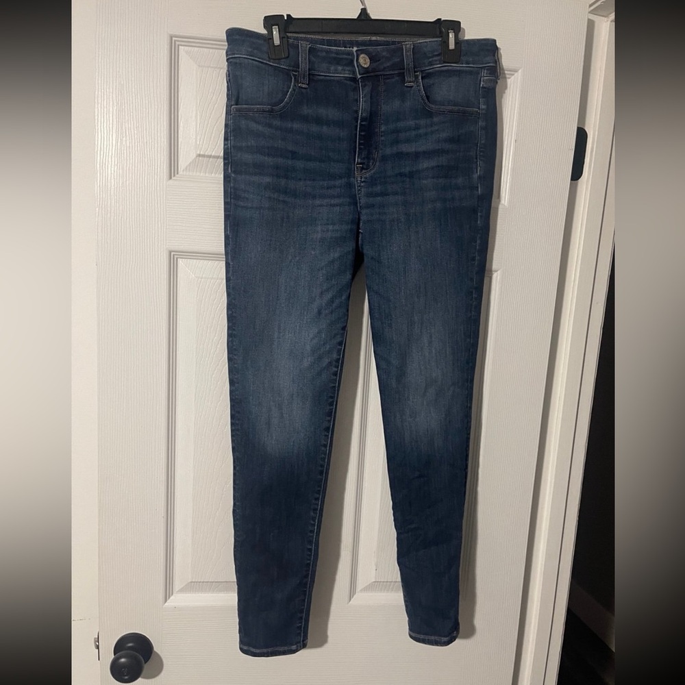 American Eagle Outfitters Dark Blue Skinny Jeans